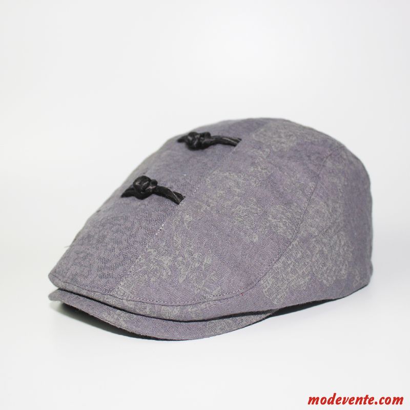 Chapeau Homme L'automne Femme Voyage Casquette Milieu Rétro Rouge