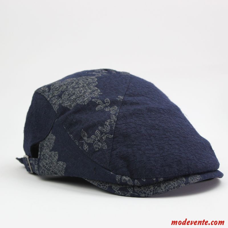 Chapeau Homme L'automne Femme Voyage Casquette Milieu Rétro Rouge