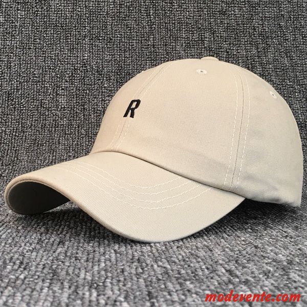 Chapeau Homme Le Nouveau Casquette De Baseball Simple Ombre Été Femme Blanc