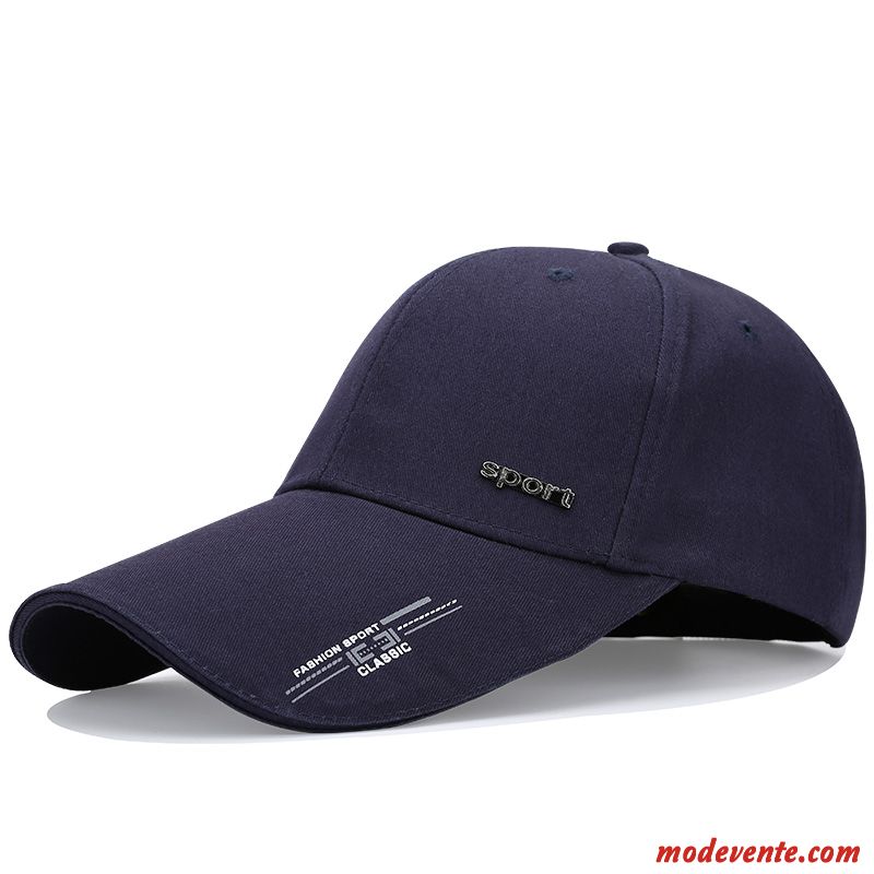 Chapeau Homme Ombre All-match Tendance Casquette Crème Solaire Loisir Noir