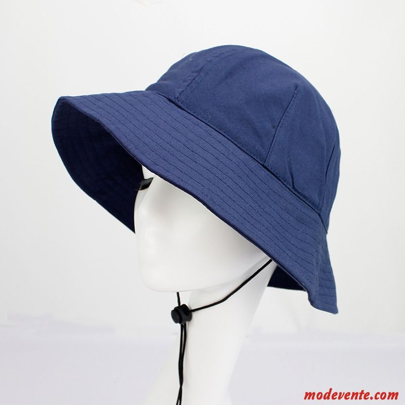 Chapeau Homme Ombre Loisir Modèles Féminins Coton Été Simple Noir