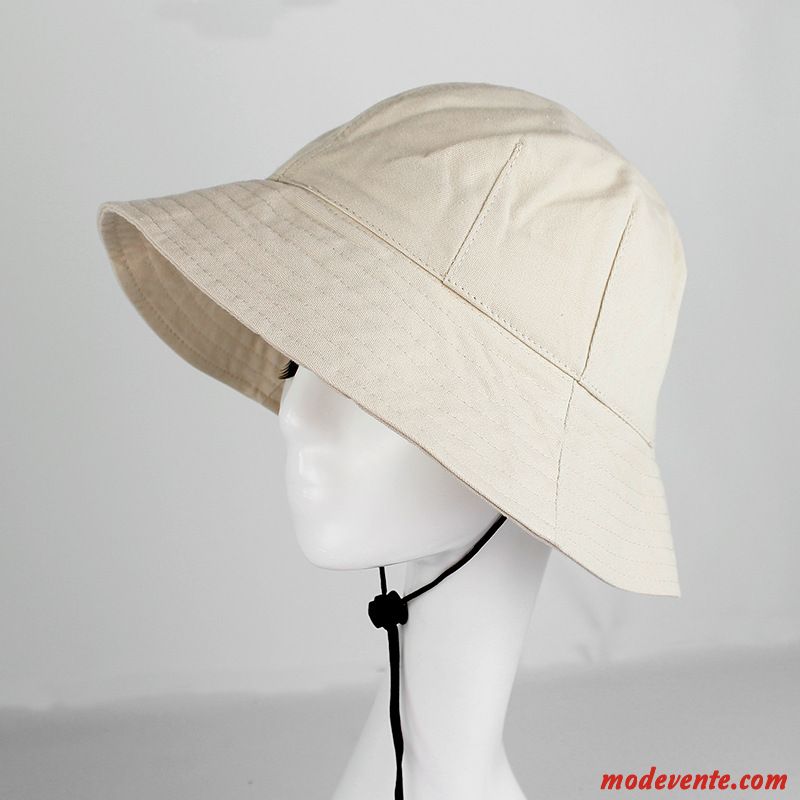 Chapeau Homme Ombre Loisir Modèles Féminins Coton Été Simple Noir