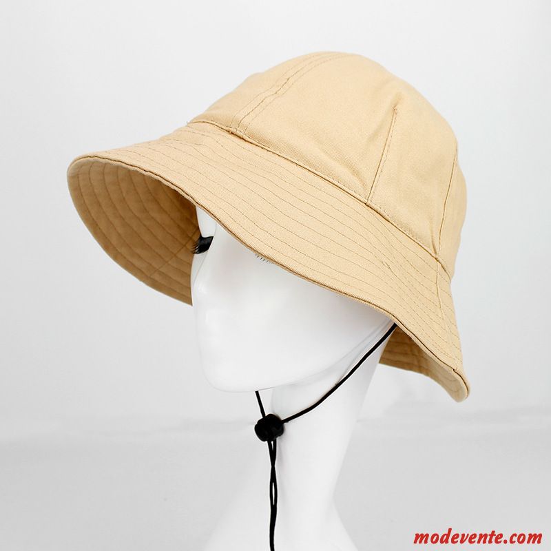 Chapeau Homme Ombre Loisir Modèles Féminins Coton Été Simple Noir