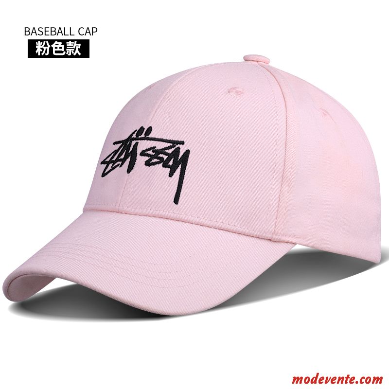 Chapeau Homme Tendance All-match Casquette Mode Loisir Femme Blanc