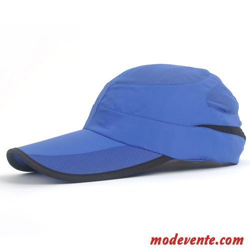 Chapeau Homme Été Crème Solaire Chapeau De Soleil Respirant Chapeau De Pêcheur Casquette De Baseball Noir