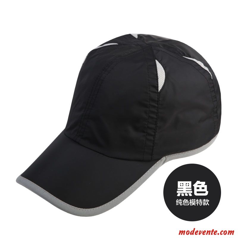 Chapeau Homme Été Crème Solaire De Plein Air All-match Casquette Chapeau De Pêche Bleu Clair