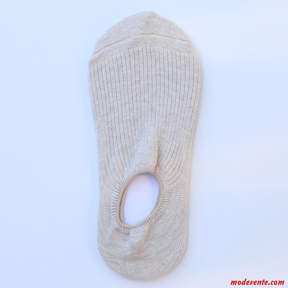 Chaussette Femme Coton Antidérapant Le Nouveau Printemps Chaussette Courte Transpiration Bleu Clair Pure Clair