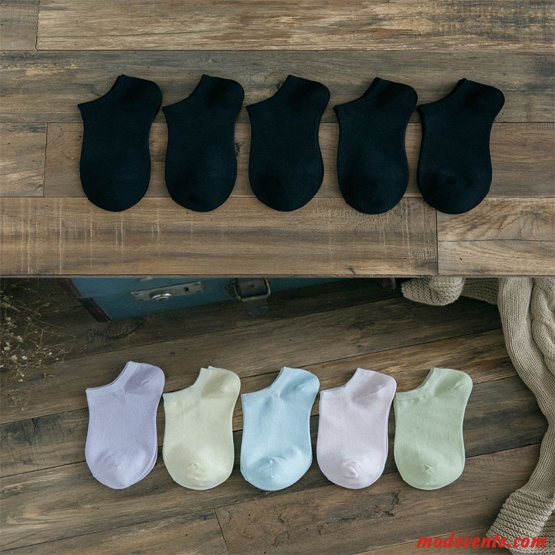 Chaussette Femme Été Chaussettes En Coton Chaussette Courte Charmant Chaussette Basse Coupée Faible Blanc Noir Gris Clair