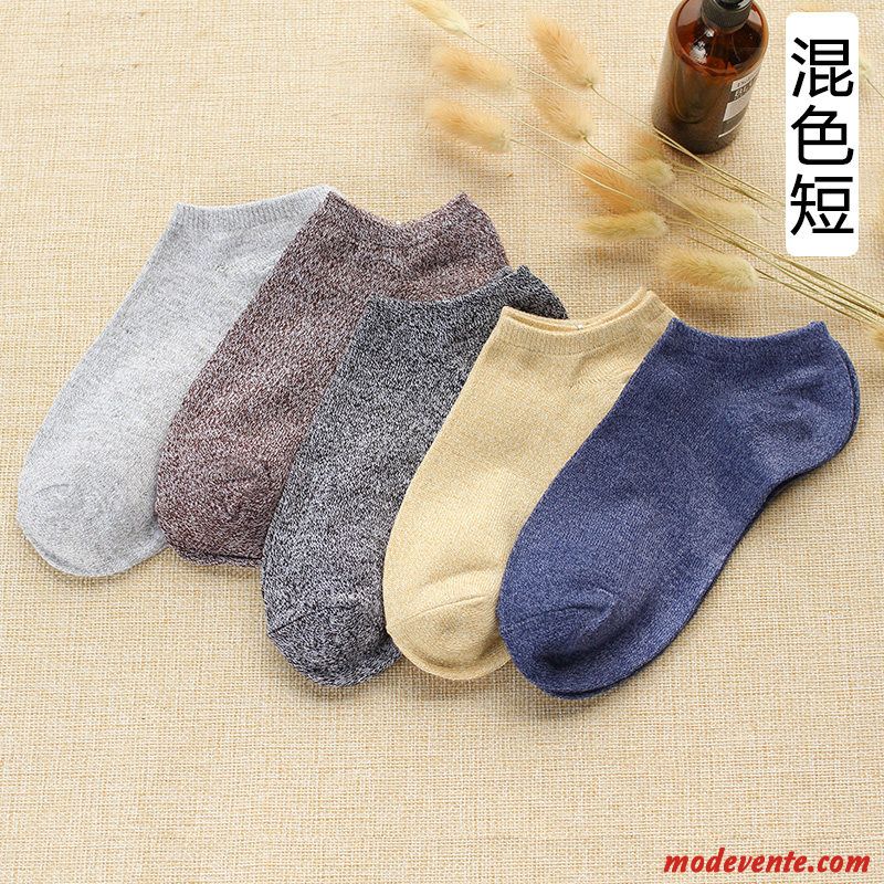 Chaussette Homme Anti-odeur Hiver Tendance Milieu L'automne Chaussette Longue Gris
