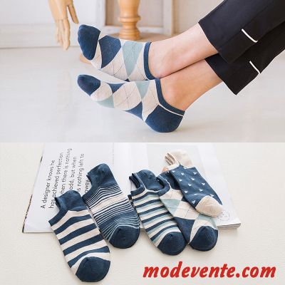 Chaussette Homme Faible Été Anti-odeur Invisible Quatre Saisons Chaussette Courte Marron Clair