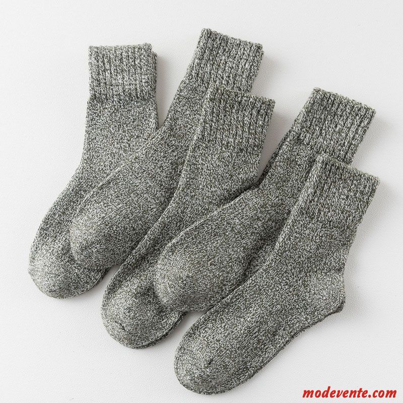 Chaussette Homme Garder Au Chaud Serviette Plus Épais Chaussette Longue Terry Chaussettes En Coton Bleu