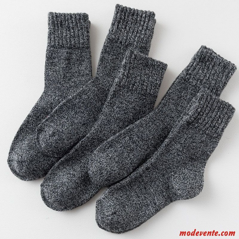 Chaussette Homme Garder Au Chaud Serviette Plus Épais Chaussette Longue Terry Chaussettes En Coton Bleu