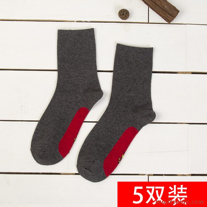 Chaussette Homme Marier Coton Petit De Fête Quatre Saisons Rouge