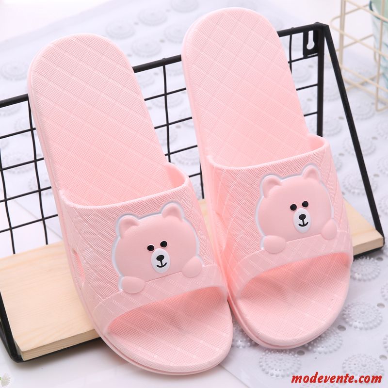 Chaussons Femme Fantaisie Antidérapant Intérieur Homme Tongs Chaussons De Maison Vert