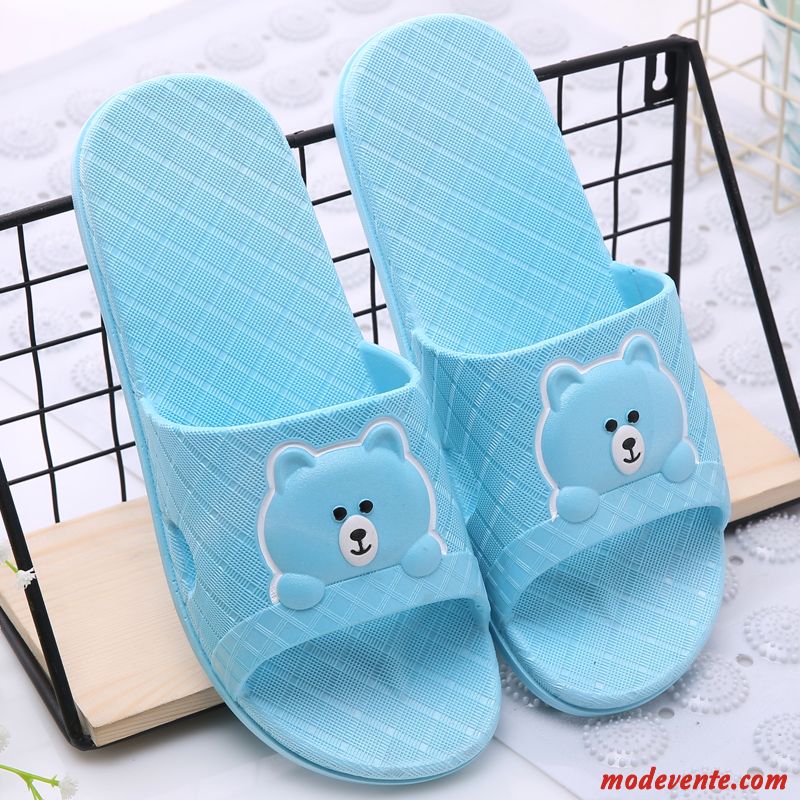 Chaussons Femme Fantaisie Antidérapant Intérieur Homme Tongs Chaussons De Maison Vert