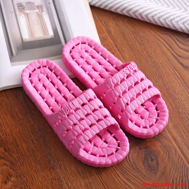 Chaussons Femme Homme Intérieur De Maison Tongs Chaussons Fantaisie Été Rose