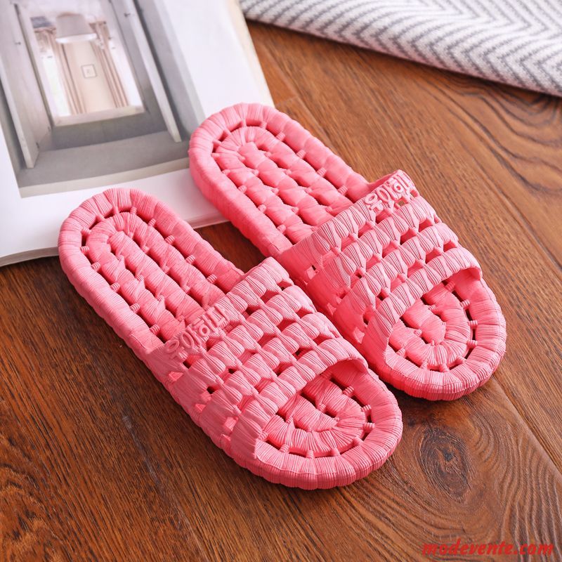 Chaussons Femme Homme Intérieur De Maison Tongs Chaussons Fantaisie Été Rose