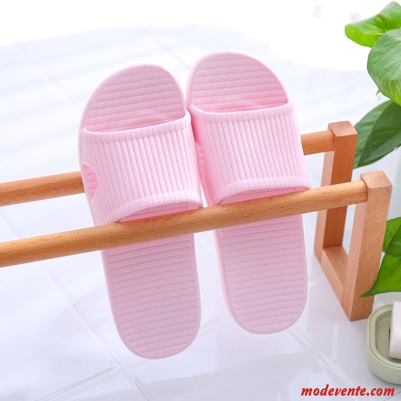 Chaussons Femme Homme Intérieur De Maison Tongs Chaussons Fantaisie Été Rose