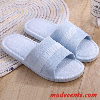 Chaussons Femme Homme Salle De Bains Semelle Doux Tongs Chaussons Intérieur Antidérapant