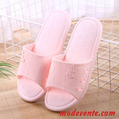 Chaussons Femme Homme Salle De Bains Semelle Doux Tongs Chaussons Intérieur Antidérapant