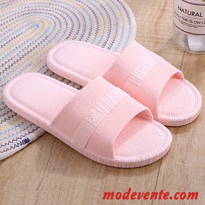 Chaussons Femme Homme Salle De Bains Semelle Doux Tongs Chaussons Intérieur Antidérapant