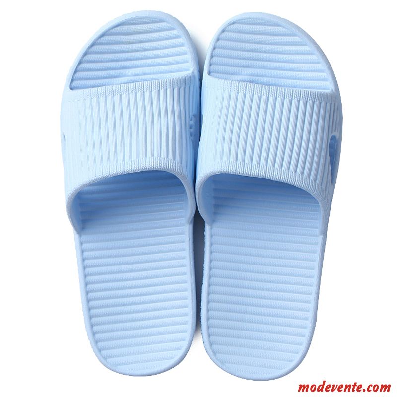 Chaussons Homme Femme Tongs Chaussons Semelle Doux Semelle Épaisse Fantaisie Été Bleu