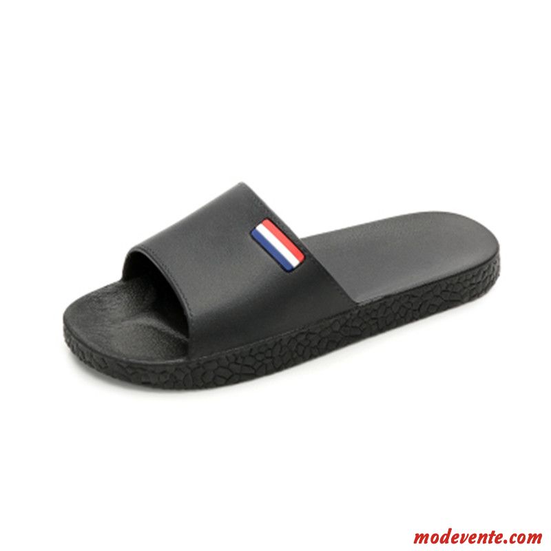 Chaussons Homme Tongs Chaussons Semelle Épaisse Fantaisie Porter Antidérapant Été Gris