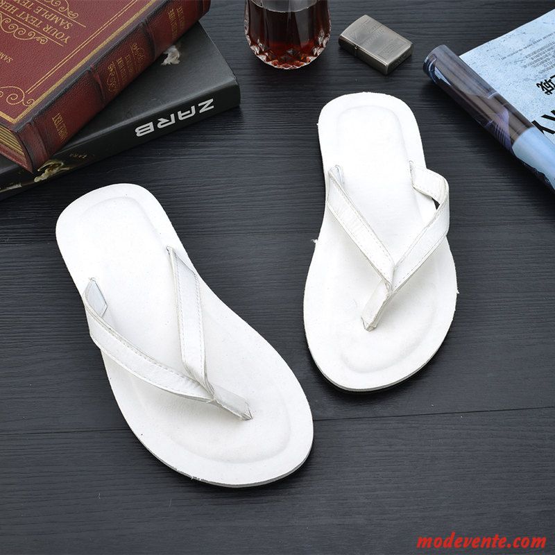 Chaussons Mode Tongs Homme Étudiant Parfait Loisir Rosybrown Pas Cher