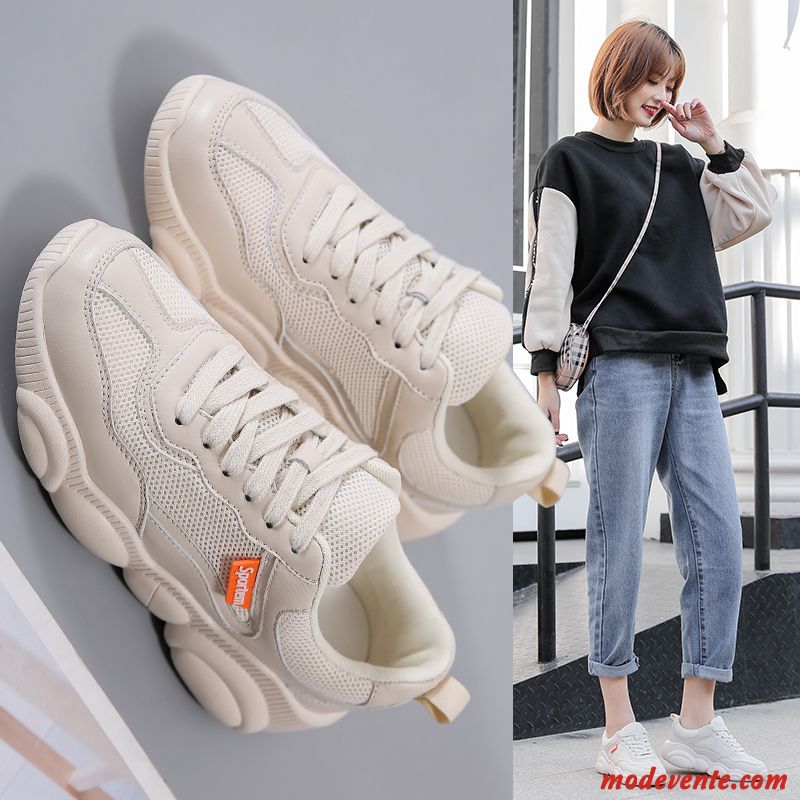 Chaussures Basses Femme Tendance Chaussures De Skate Tous Les Assortis Étudiant Chaussures De Sport Ultra Blanc Rouge