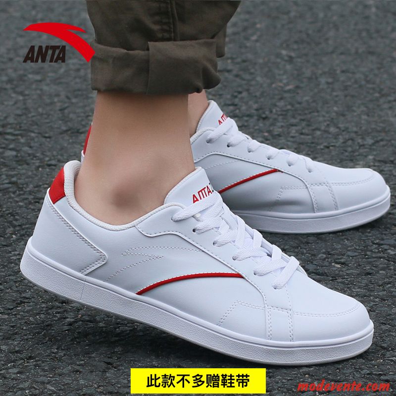 Chaussures Basses Homme Chaussures De Sport Décontractée Chaussures De Skate Mesh Authentique Blanc