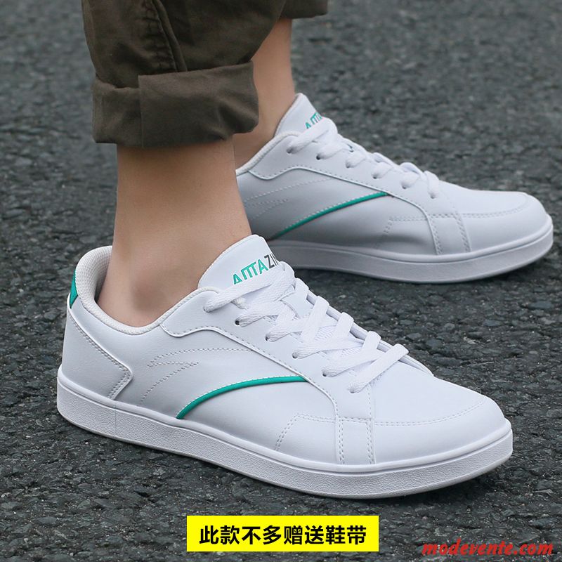 Chaussures Basses Homme Chaussures De Sport Décontractée Chaussures De Skate Mesh Authentique Blanc