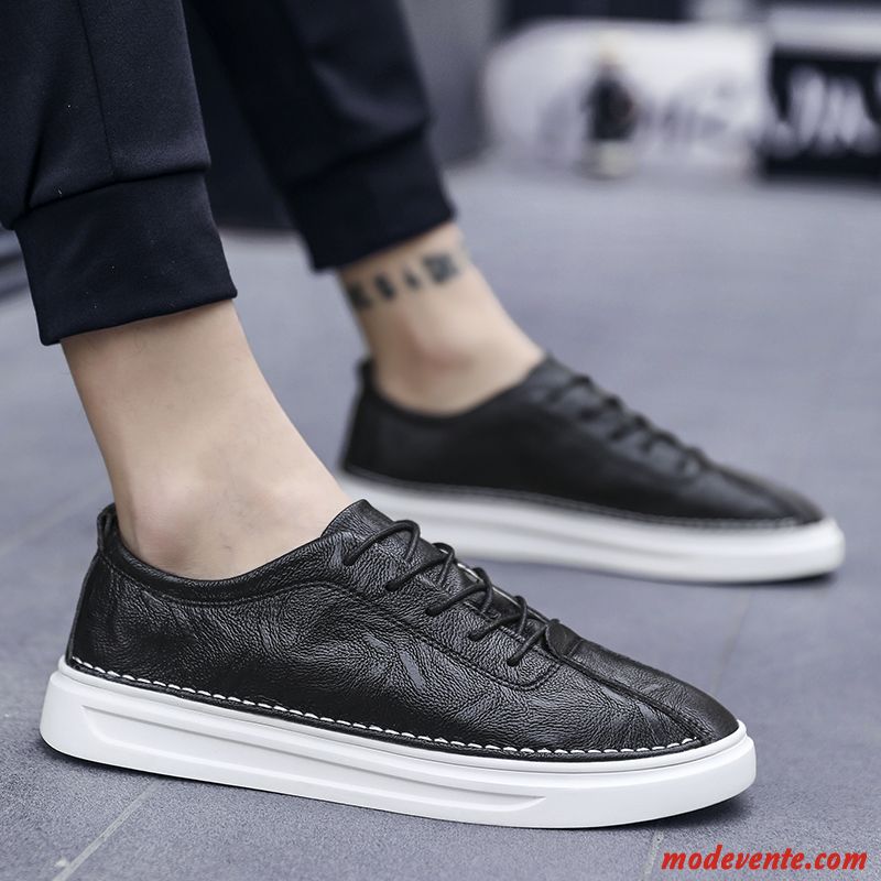 Chaussures Basses Homme Tendance Chaussures De Skate Mode Tous Les Assortis Printemps Décontractée Blanc Rouge