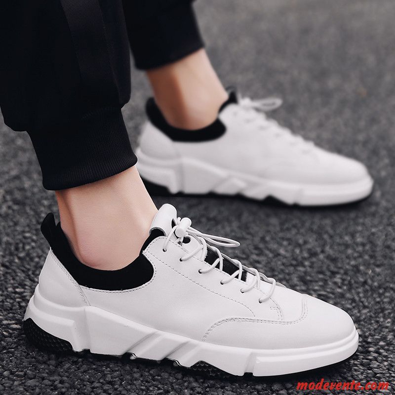 Chaussures Basses Homme Étudiant Décontractée Sport Tous Les Assortis Printemps Tendance Blanc