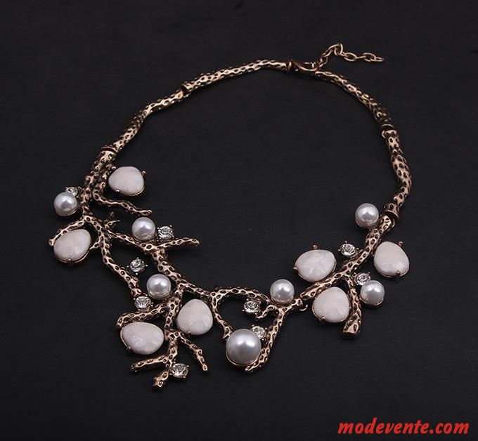 Collier Femme Europe Accessoires Court Paragraphe Chandail Décoration Mode