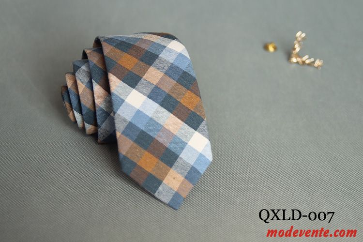Cravate Homme 100% Coton Marier Vent De L'université Mode Loisir Le Marié Vert