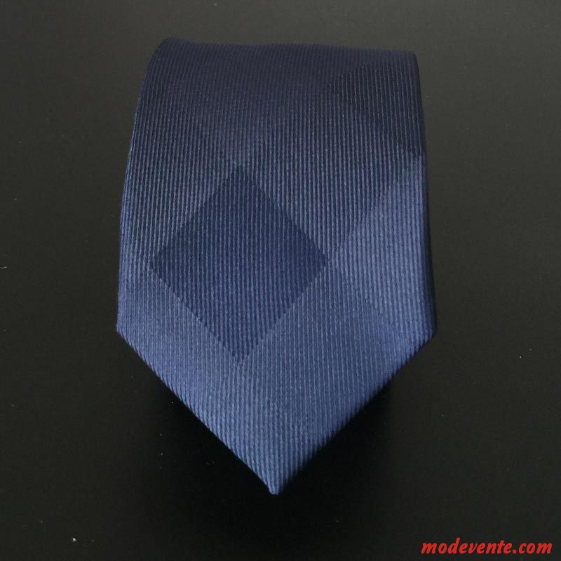 Cravate Homme 6cm Entreprise Marier Carrière Britanique Vêtements De Cérémonie Bleu Noir