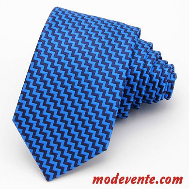 Cravate Homme 7cm Entreprise Nanomètre Étanche Marier Vêtements De Cérémonie Bleu