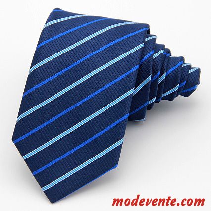 Cravate Homme 7cm Entreprise Nanomètre Étanche Marier Vêtements De Cérémonie Bleu