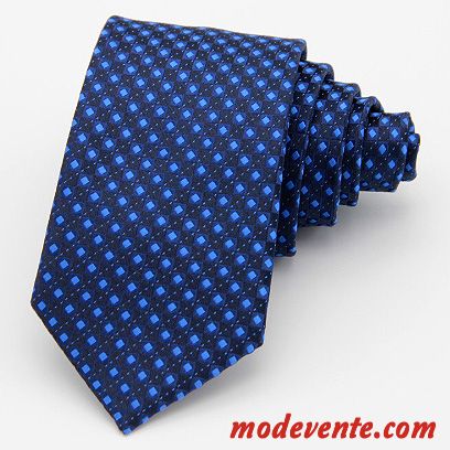 Cravate Homme 7cm Entreprise Nanomètre Étanche Marier Vêtements De Cérémonie Bleu