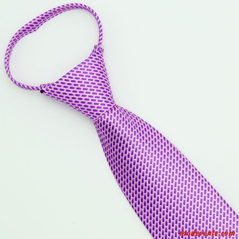 Cravate Homme Loisir Le Marié Âge Moyen Entreprise Marier Modèle Violet
