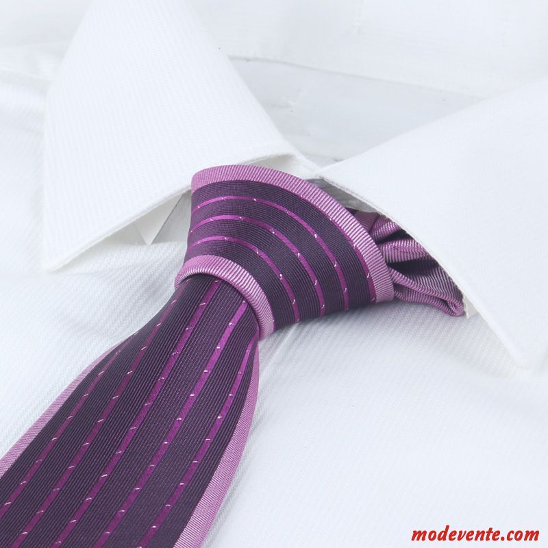 Cravate Homme Mode Le Nouveau Violet