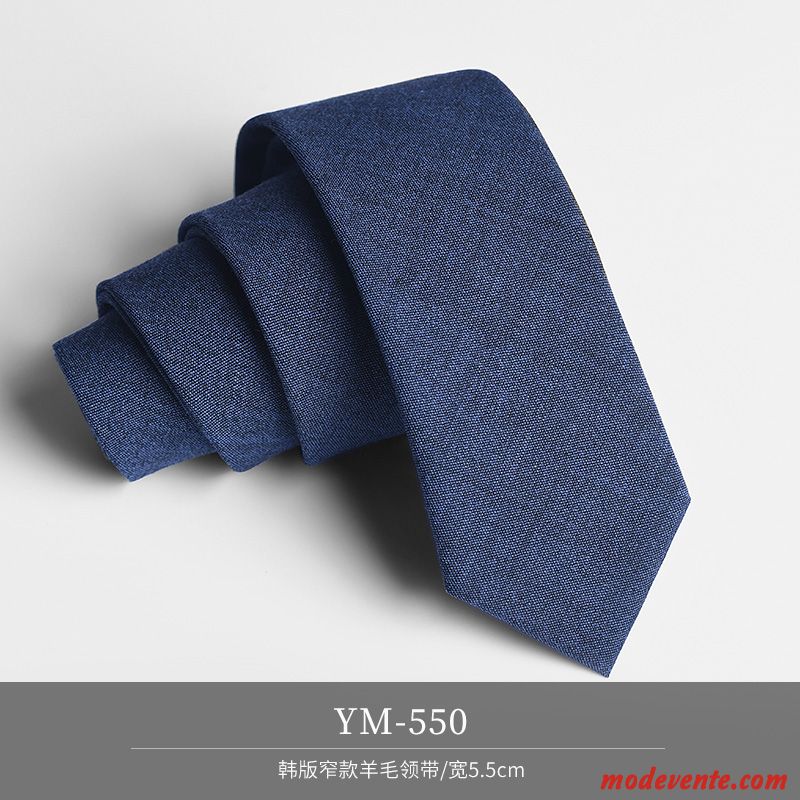 Cravate Homme Étroit Vêtements De Cérémonie Petit Nouvelles Arrivées Britanique Entreprise Bleu