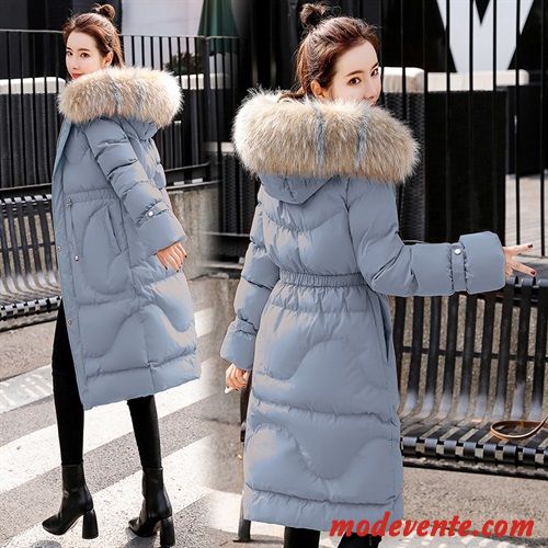 Doudoune Femme Vêtements Matelassé Matelassée Style Chaud Manteau Veste En Coton Anti-saison Blanc