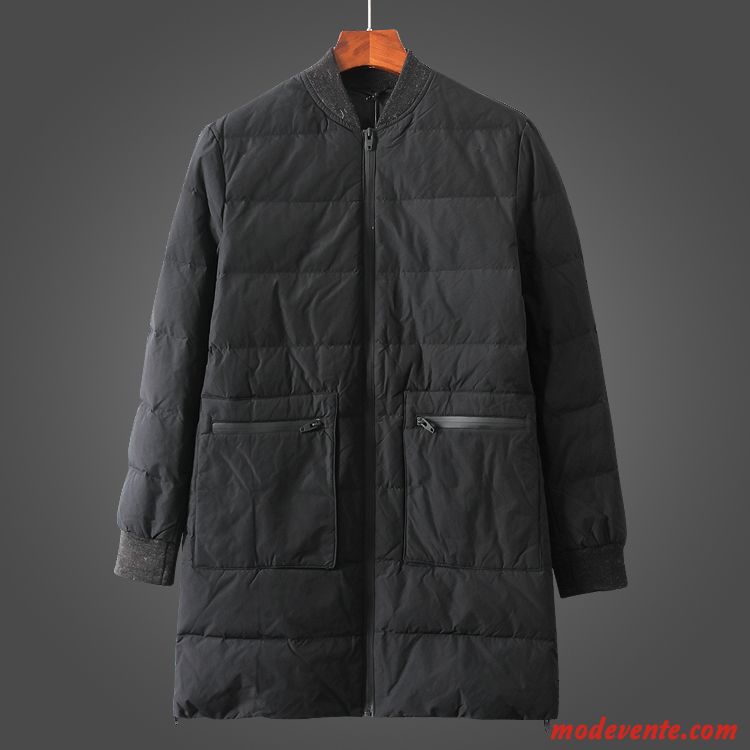 Doudoune Homme L'automne Manteau Anti-saison Longue Hiver Clearance À Vendre Gris Clair