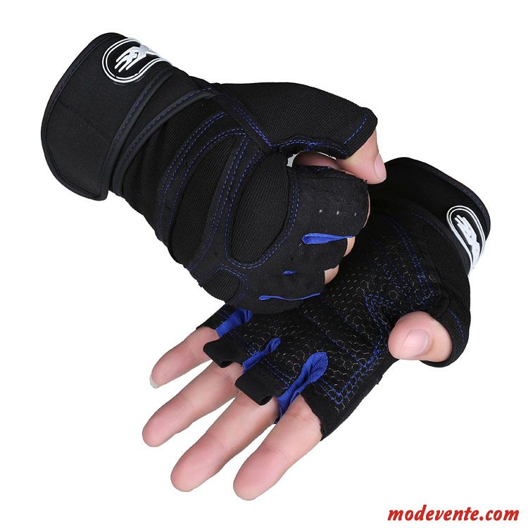 Gants Homme Antidérapant Demi-doigt Section Mince Instrument Aptitude Femme Noir