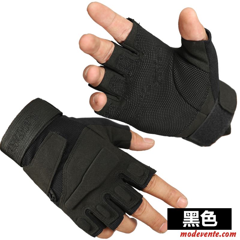 Gants Homme Antidérapant Escalade Aptitude Moto Balade Tactique Noir