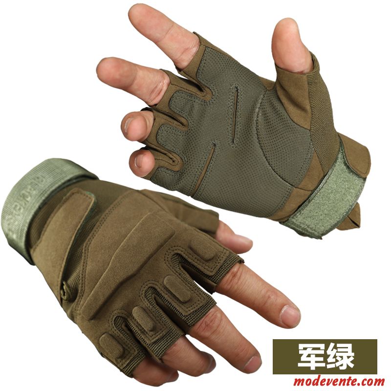 Gants Homme Antidérapant Escalade Aptitude Moto Balade Tactique Noir