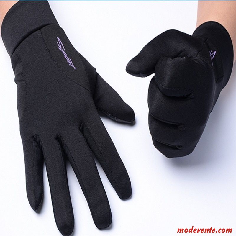 Gants Homme Conduire Cyclisme Sport Été Antidérapant Femme Noir