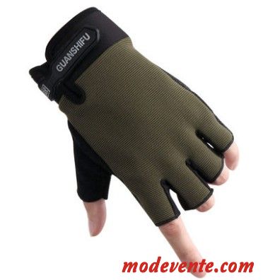 Gants Homme De Plein Air Escalade Antidérapant Aptitude Vélo Printemps Rouge