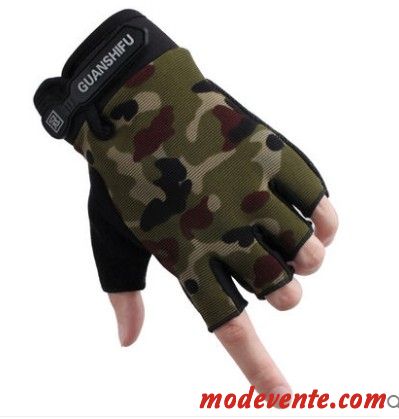 Gants Homme De Plein Air Escalade Antidérapant Aptitude Vélo Printemps Rouge